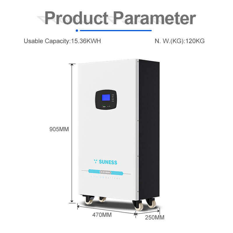 Suness lithium Battery 48v 300AH Power Solar