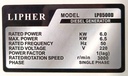 Дизельний генератор LIPHER LP8500D 6,5 кВт однофазний з електростартером