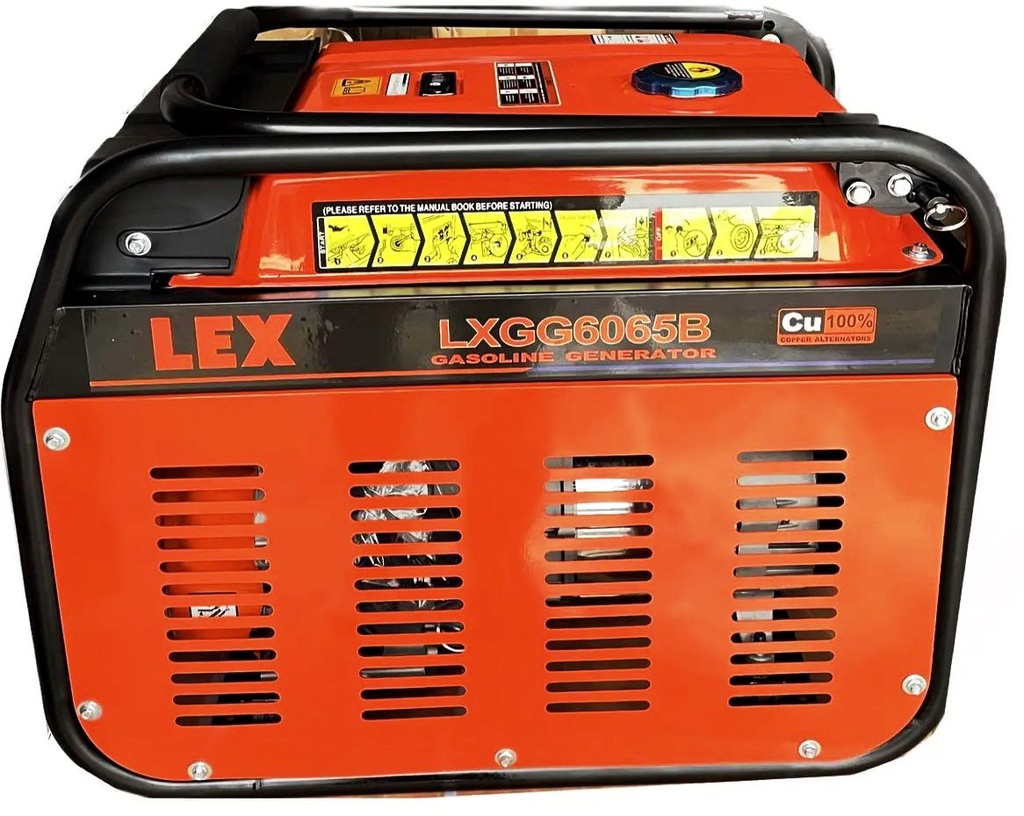 Генератор LEX LX 6065B бензиновий без стартера 6,5 кВт