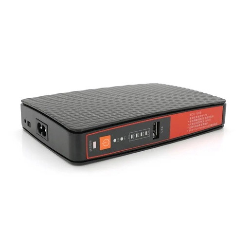 Міні ДБЖ для роутерів/комутаторів ShanPu ECO-1825, 8000mAh, 18W, USB/DC 5V/9V/12V, POE 15/24V, LiFePo4 акумулятор